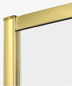 New Trendy Prime Light Gold cabină de duș 100x90 cm dreptunghiular auriu luciu/sticlă transparentă K-1102