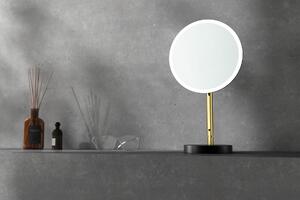Deante Silia oglindă cosmetică 22x39.2 cm rotund cu iluminare auriu ADIZ812