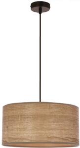 Candellux Legno lampă suspendată 1x40 W negru-bej 31-18373