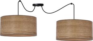Candellux Legno lampă suspendată 1x40 W negru 32-18380