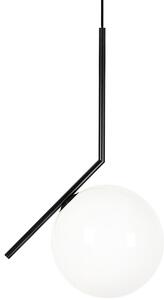 King Home Halm lampă suspendată 1x13 W alb MD10563-1-200T.BLACK