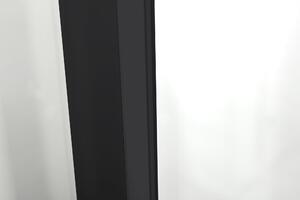Hagser Alena uși de duș 130 cm culisantă negru mat/sticlă transparentă HGR19000021