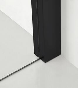 Hagser Gisa cabină de duș 100x80 cm dreptunghiular negru mat/sticlă transparentă HGR16000020