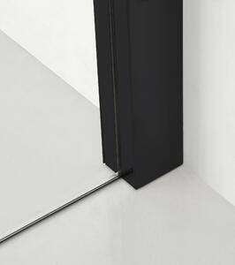 Hagser Gisa cabină de duș 80x80 cm pătrat negru mat/sticlă transparentă HGR14000020