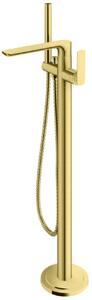 Kohlman Experience Brushed Gold baterie cadă-duș stativ WARIANT-auriuU-OLTENS | SZCZEGOLY-auriuU-GROHE | auriu QF1165EGDB