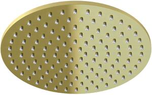 Kohlman Experience Brushed Gold cap de duș 30x30 cm rotund WARIANT-U-OLTENS | SZCZEGOLY-U-GROHE | R30EGDB
