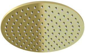 Kohlman Experience Brushed Gold cap de duș 25x25 cm rotund WARIANT-U-OLTENS | SZCZEGOLY-U-GROHE | R25EGDB