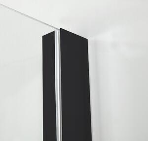 Hagser Frida cabină de duș 120x80 cm dreptunghiular negru mat/sticlă transparentă HGR18000020