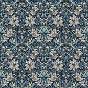 Tapet Ornament floral clasic în stilul lui William Morris, Tapet flori, a00232 : Uwalls.ro