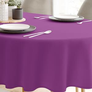 Goldea față de masă din bumbac violet - ovale 120 x 180 cm