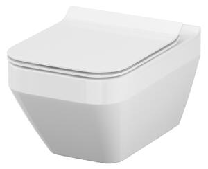Set vas WC Cersanit Crea K114-016, capac WC Cersanit Crea K98-0178