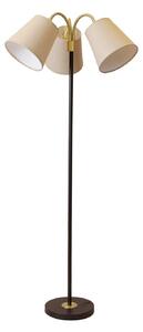 PR Home Lampadar Amy, negru/bej, cu 3 becuri, înălțime 150 cm, E27, Bej, Camera de zi / sufragerie, Metal, Scandinavă