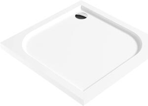 Deante Cubic cădiță de duș pătrată 80x80 cm alb KTK_042B