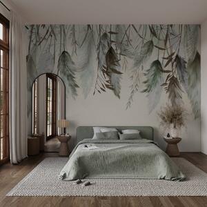 Tapet Flori de flori uscate, Fototapet Boho, w04253v2 : Uwalls.ro