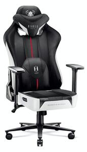 Scaun Gaming Diablo X-Player 2.0 Din Material King Size: Alb-Negru Diablochairs EV-4PJB-7Q01