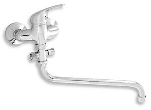Novaservis Titania Iris, baterie panou fara dus 100 mm, crom, 92075/1.0