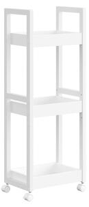 Raft pentru baie Songmics Alb 30x20x80 cm