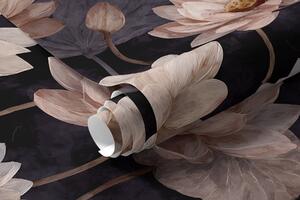 Tapet Lotus, Tapet flori, a00420v1 : Uwalls.ro