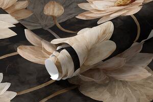 Tapet Lotus, Tapet flori, a00420 : Uwalls.ro