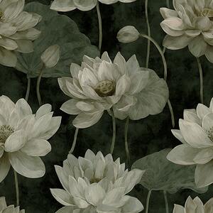 Tapet Lotus, Tapet flori, a00420v2 : Uwalls.ro