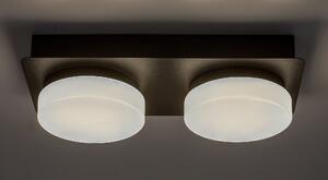 Rabalux Attichus lampă de tavan 2x11 W alb-negru 75002