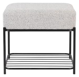Taburet gri deschis Milou – White Label