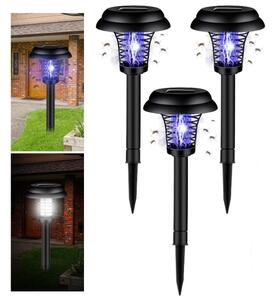 Set 3 x Lampa solara antitantari cu lumina UV