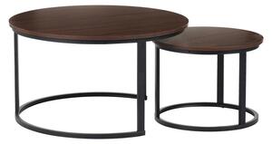 Set 2 Masute De Cafea Selmma PAL Finisaj Nuc