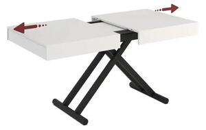 Masuta de cafea/living extensibila multifunctionala Alb,Elton