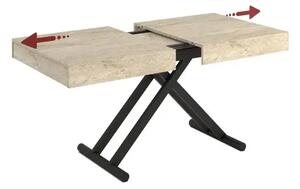 Masuta de cafea/living extensibila multifunctionala Travertin,Elton