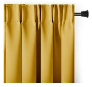 Draperie galbenă dimout (semi-opacă) 140x245 cm Kierra – Restilo