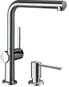 Set baterie bucătărie Hansgrohe Talis M54 72809000, dozator de lichid Hansgrohe 40438000