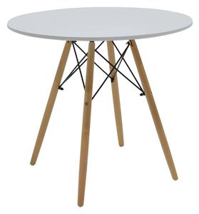 Masa Rotunda Fixa Linda 80 Cm Alba