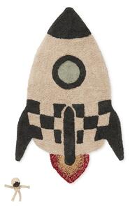 Covor de joacă pentru copii, din bumbac 85x135 cm Rocket – Lorena Canals
