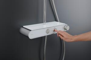 Duravit Shower Systems set de duș perete crom-alb TH4382008005