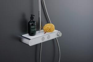 Duravit Shower Systems set de duș perete cu termostat crom-alb TH4382008005
