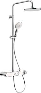 Duravit Shower Systems set de duș perete cu termostat WARIANT-crom-albU-OLTENS | SZCZEGOLY-crom-albU-GROHE | crom-alb TH4382008005