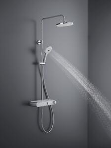 Duravit Shower Systems set de duș perete crom-alb TH4382008005
