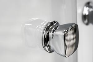 Besco Duo Slide uși de duș 140 cm culisantă crom luciu/sticlă transparentă DDS-140