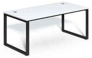 Masă SimpleOffice 180 x 90 cm, alb / negru