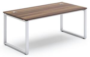 Masă SimpleOffice 180 x 90 cm, nuc / alb