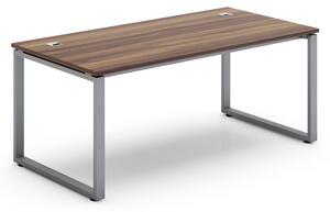 Masă SimpleOffice 180 x 90 cm, nuc / argint
