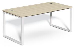 Masă SimpleOffice 180 x 90 cm, stejar deschis / alb