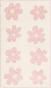 Covor pentru copii roz-fildeș 80x150 cm Dazzy Rose – FD