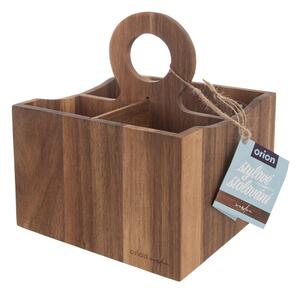 Suport pentru ustensile de bucătărie din lemn Wooden – Orion