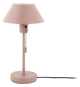 Veioză roz-deschis cu abajur din metal (înălțime 36 cm) Office Retro – Leitmotiv