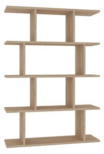 Bibliotecă cu aspect de lemn de stejar 90x127 cm Harmon – Kalune Design