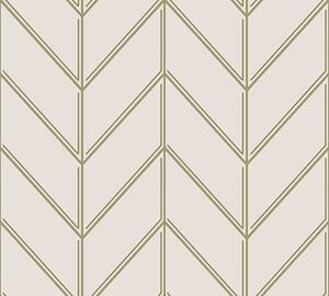 Tapet Geometrie sub formă de brazi cu linii duble, Tapet abstract, a00488 : Uwalls.ro