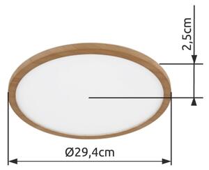 Plafonieră LED dimabilă pentru baie SAPANA LED/18W/230V IP44 Globo 41562-18WW