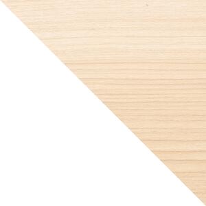 Organizator de baie alb/în culoare naturală din lemn Bellwood – Umbra